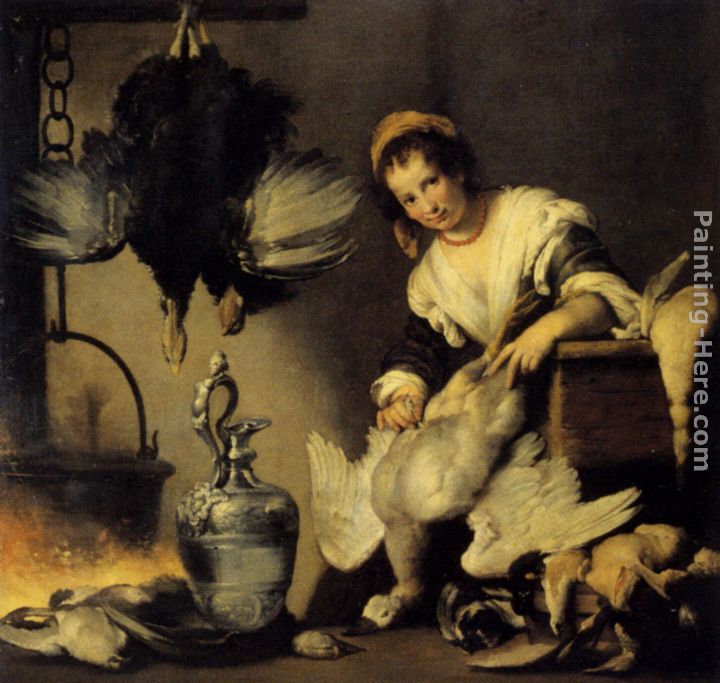 The Cook painting - Bernardo Strozzi The Cook art painting